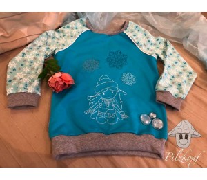 Stickserie - Schneegetobe Girl 5